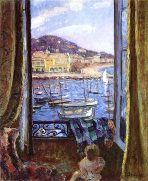 The Quay At St Pierre In Cannes by Henri Lebasque