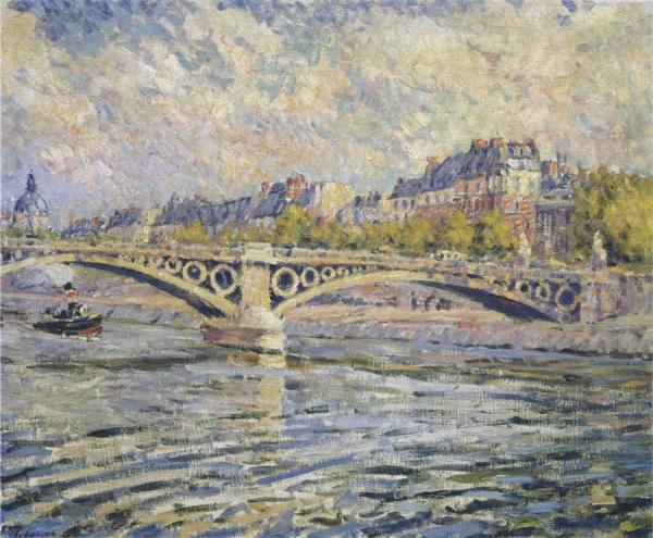 The Seine At Paris by Henri Lebasque