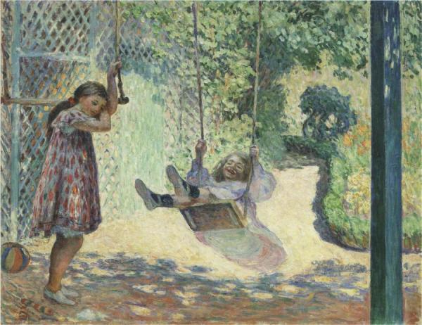 The Swing by Henri Lebasque