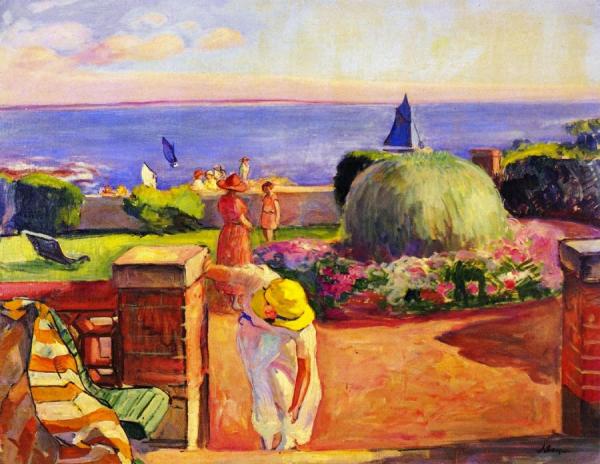 The Terrace At Prefailles by Henri Lebasque