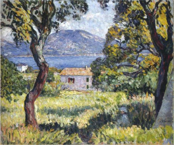 View At Esterel by Henri Lebasque