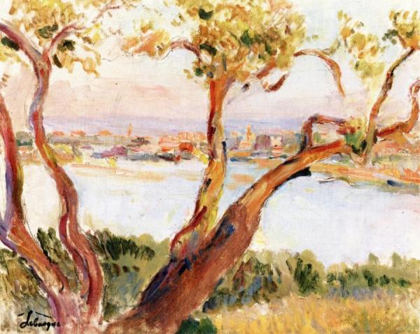 View Of Antibes by Henri Lebasque