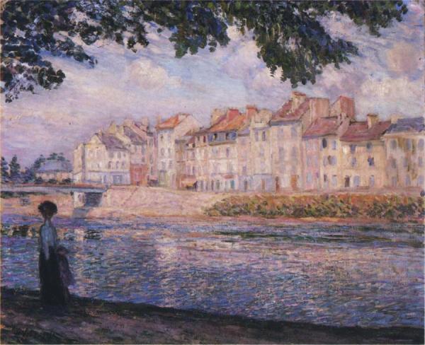 Walk By The River by Henri Lebasque
