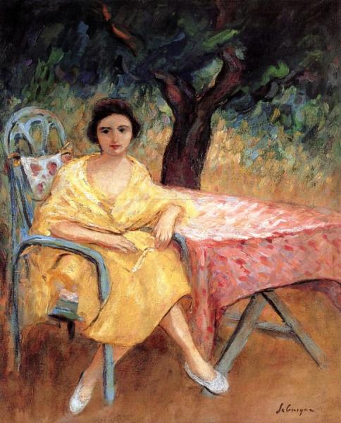 Woman In The Garden by Henri Lebasque Oil Painting Reproductions