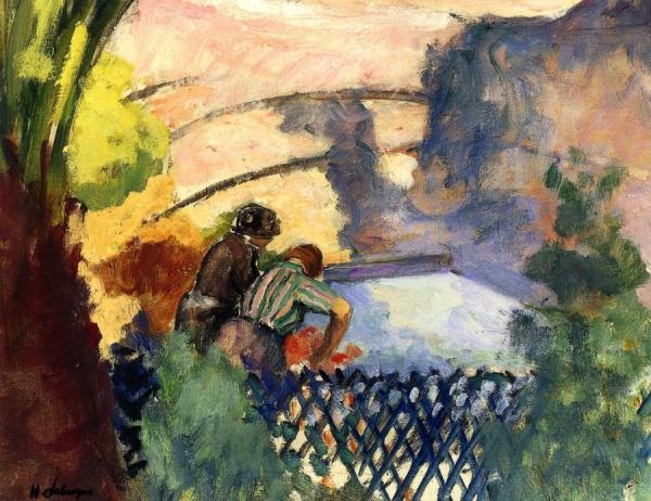 Woman Washing Clothes by Henri Lebasque