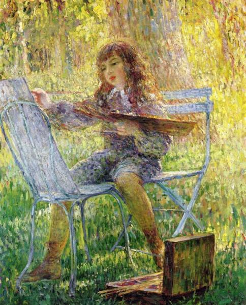 Young Painter by Henri Lebasque