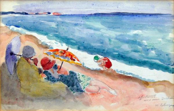 Young Women By The Sea by Henri Lebasque