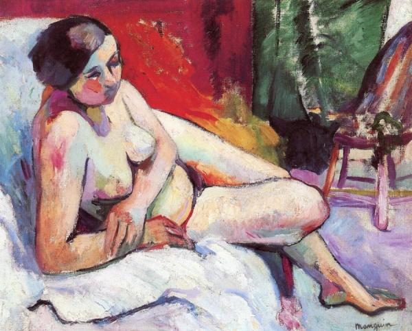 A Gypsy In The Studio by Henri Manguin Oil Painting Reproductions