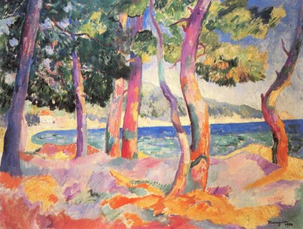 A Pinewood At Cavalière by Henri Manguin