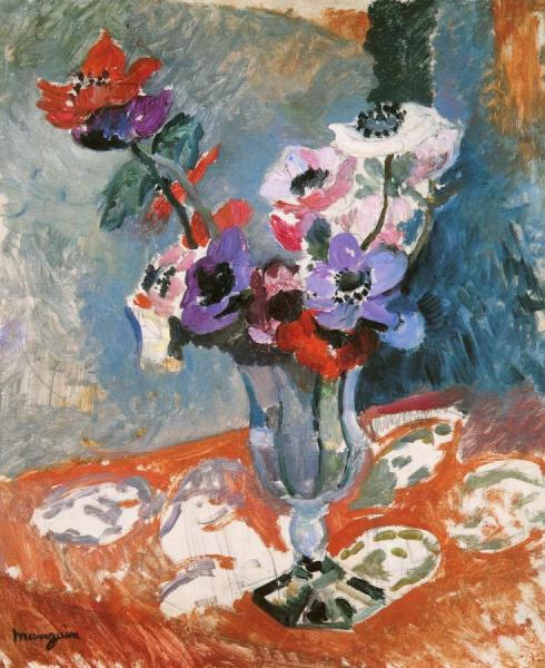Anemones by Henri Manguin