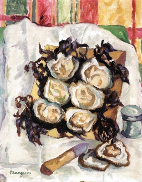 Belon Oysters by Henri Manguin Oil Painting Reproductions