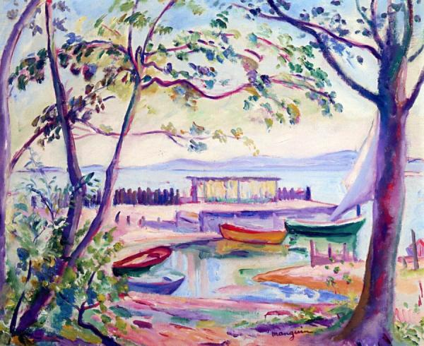 Boats by Henri Manguin