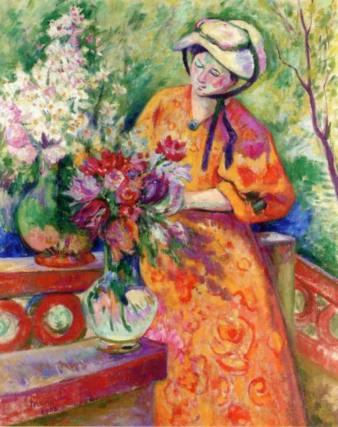 Flower Girl by Henri Manguin