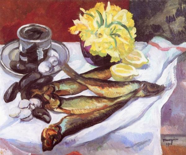 Herrings by Henri Manguin