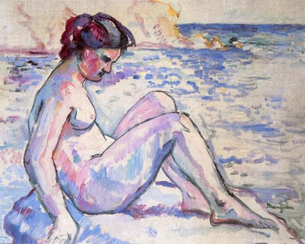 Jean On The Rocks, Cavaliére by Henri Manguin