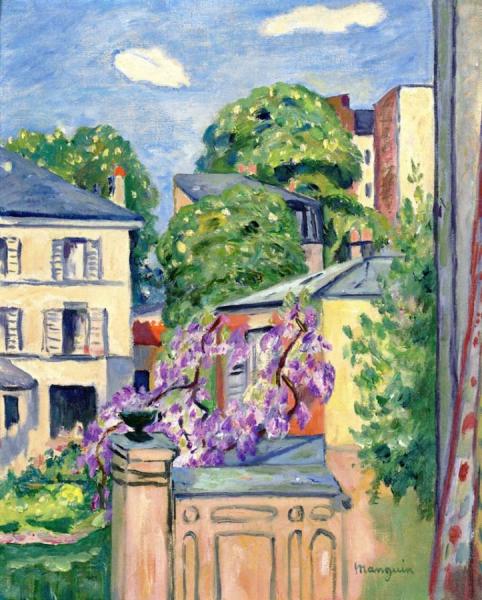 La Glycine At Neuilly by Henri Manguin Oil Painting Reproductions