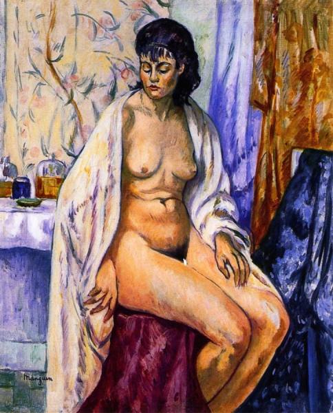Henri Manguin Nude In A Robe: The Czech