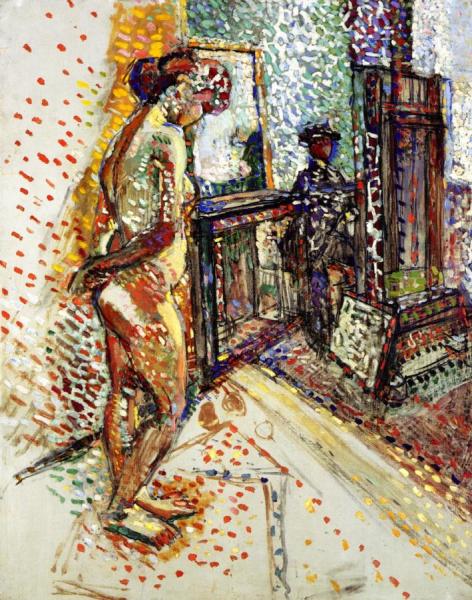 Nude In The Studio by Henri Manguin Oil Painting Reproductions