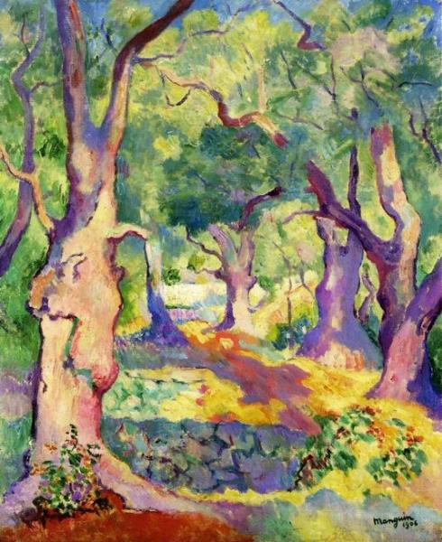Olive Trees At Cavaliere by Henri Manguin
