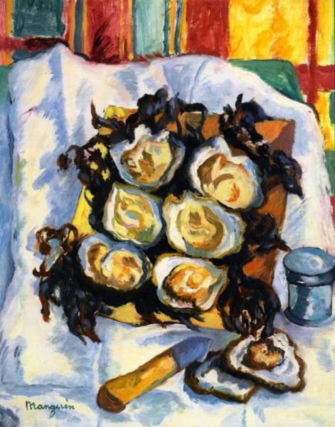 Oysters From Belon by Henri Manguin Oil Painting Reproductions