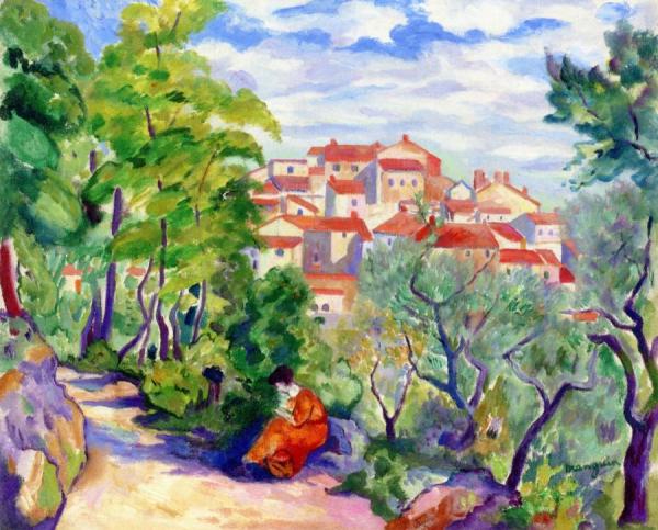 Path In Ramatuelle by Henri Manguin Oil Painting Reproductions