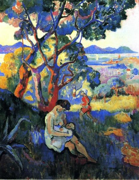 Saint-tropez Seen From The Villa Demière by Henri Manguin