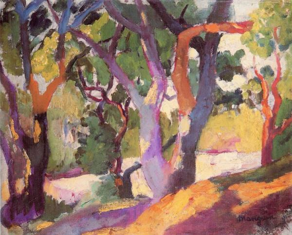Small Cork Trees by Henri Manguin