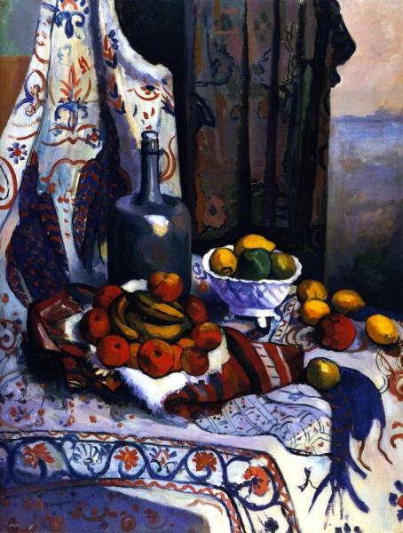 Still Life With Blue Pheasants by Henri Manguin