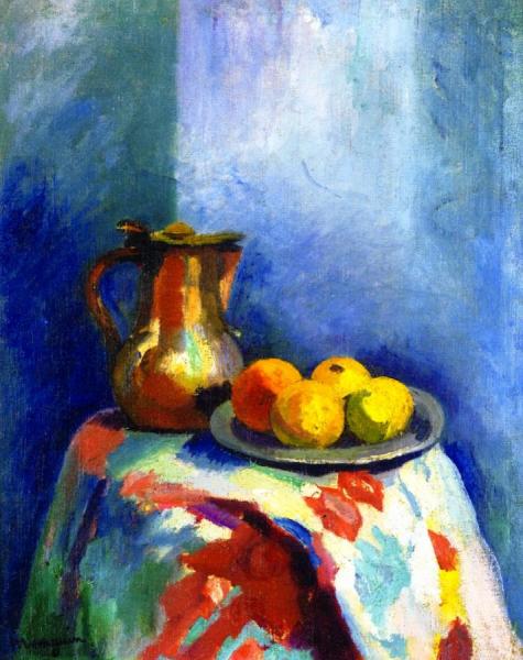 Still Life With Copper Pitcher by Henri Manguin