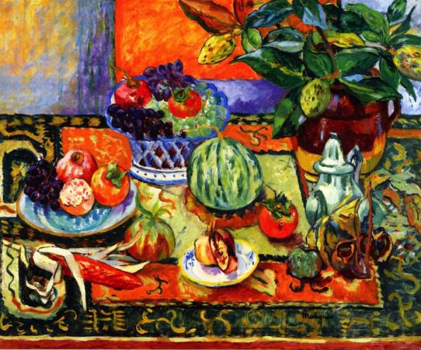 Still Life With Magnolia by Henri Manguin Oil Painting Reproductions