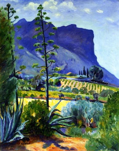 The Aloes In Bloom, Cassis by Henri Manguin
