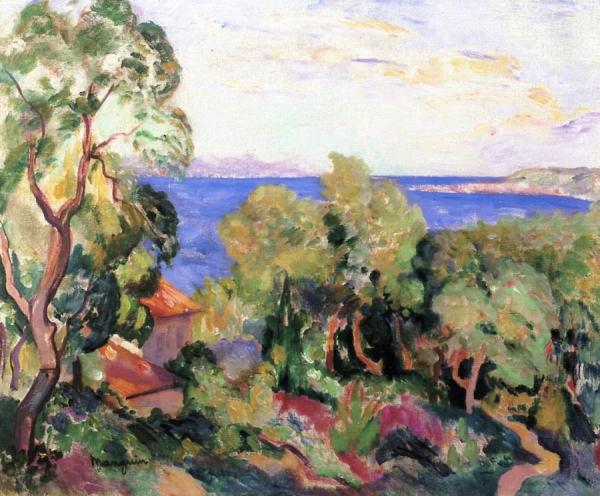 The Gulf Of St. Tropez by Henri Manguin