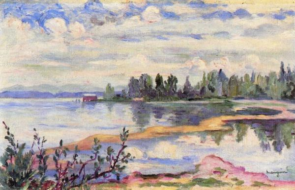 The Lake At Colombier by Henri Manguin Oil Painting Reproductions