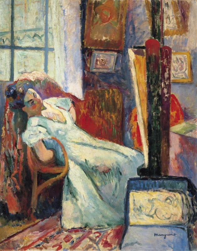 Model At Rest, 1905 by Henri Manguin