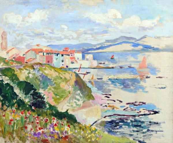 Vue Sur La Ponche, Saint-tropez, 1904 by Henri Manguin