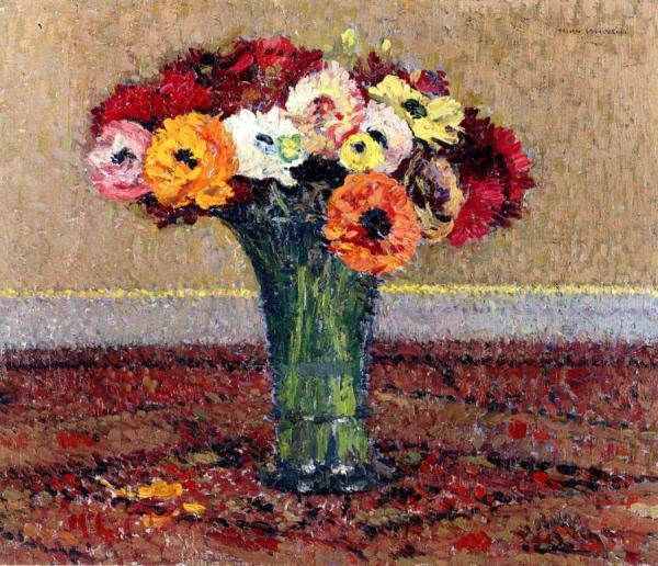 Anemones by Henri Martin