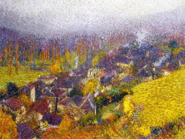 Automne Sur La Bastide Du Vert by Henri Martin
