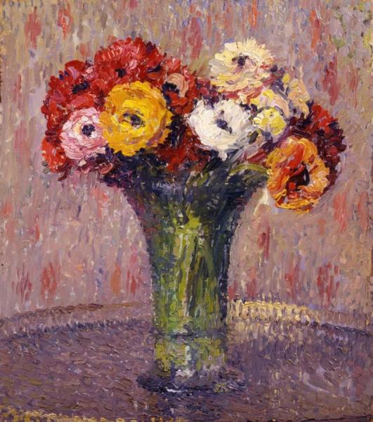Bouquet Of Flowers by Henri Martin
