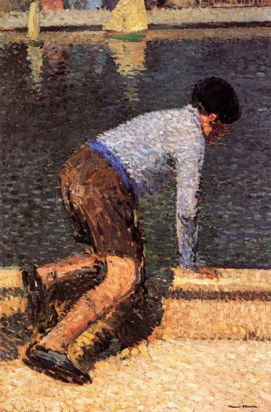 Boy By The Water by Henri Martin