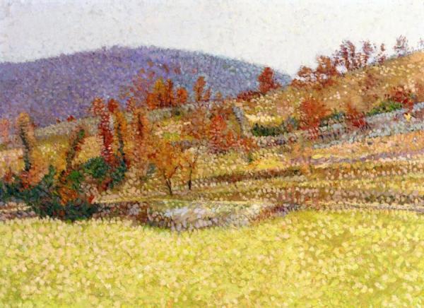 Chemin De Marquayrol à L'automne by Henri Martin