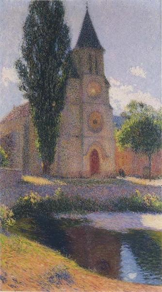 Church At Labastide Du Vert by Henri Martin