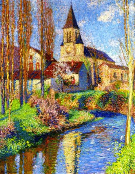 Church In Labastide Du Vert by Henri Martin