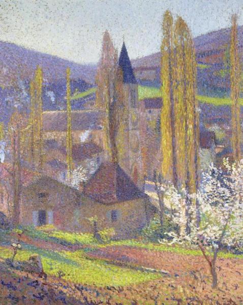 Church In Labastide In Spring by Henri Martin