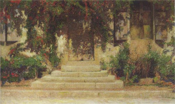 Doorway Into The House by Henri Martin