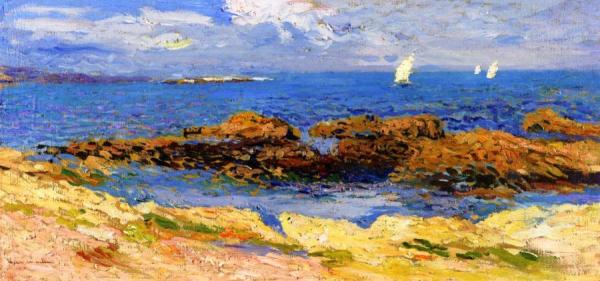 Environs De Saint-malo by Henri Martin
