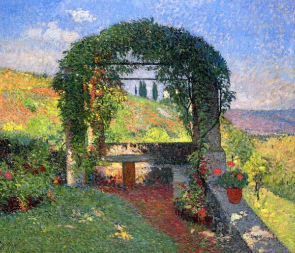 La Pergola (gloriette) by Henri Martin