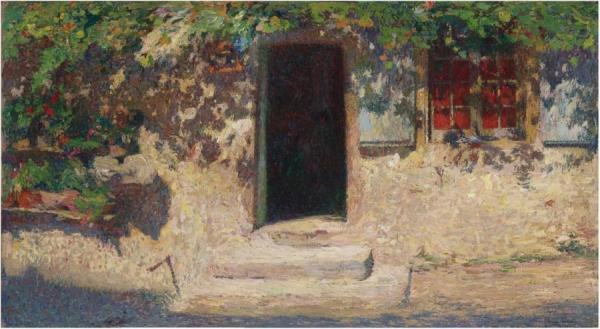 La Porte Entree D'une Maison Dans Labistide Du Vert by Henri Martin