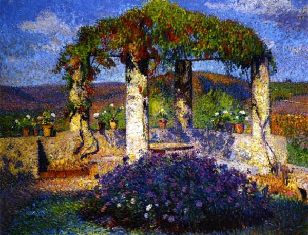 La Tonelle De L'angle Nord-ouest Du Parc De Marquayrol by Henri Martin
