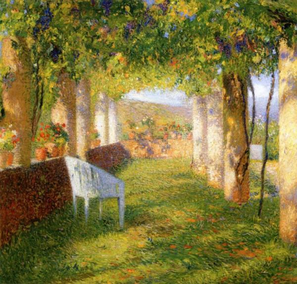La Tonnelle by Henri Martin