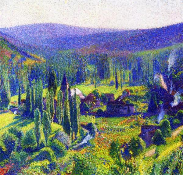 La Vallée De Vert à Labastide-du-vert by Henri Martin